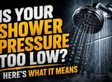 Is Your Shower Pressure Too Low? Here's What It Means