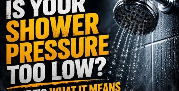 Is Your Shower Pressure Too Low? Here's What It Means