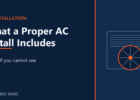 What a Proper AC Installation Actually Includes