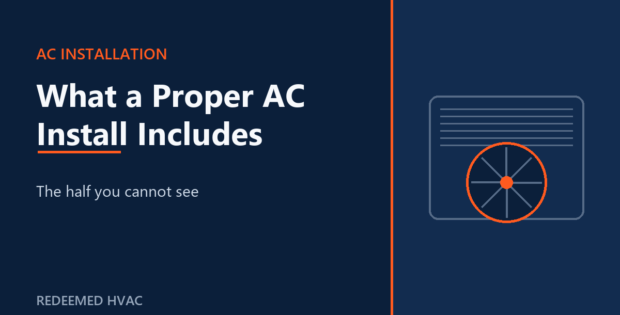 What a Proper AC Installation Actually Includes